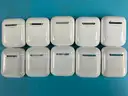 10 - Apple Airpods With Charging Cases, 1st Gen, Model 1602