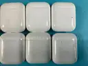 10 - Apple Airpods With Charging Cases, 1st Gen, Model 1602