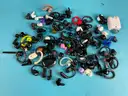 Lot of Misc Loose, Mismatched Earbuds & Empty Charging Cases