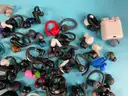 Lot of Misc Loose, Mismatched Earbuds & Empty Charging Cases