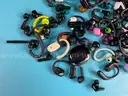 Lot of Misc Loose, Mismatched Earbuds & Empty Charging Cases