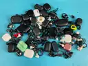 Lot of Misc Loose, Mismatched Earbuds & Empty Charging Cases
