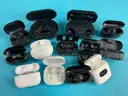 Lot of Misc Loose, Mismatched Earbuds & Empty Charging Cases