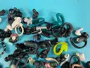 Lot of Misc Loose, Mismatched Earbuds & Empty Charging Cases