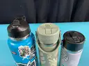 Lot of Water Bottles: Labeled as 4 - YETI, 3 - Stanley & 3 - Hydro Flask