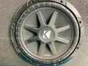 2 - Subwoofers in Boxes: 1 - 12" Kicker Comp and 1 - 10" Dual (Both Untested)
