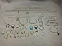 Lot of Sterling Silver Jewelry, 291 Grams Total Weight