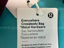 Lot of Fashion Bags Labeled Lululemon: 2 - Dual Pouches & 2 - Cross Bags, With Tags