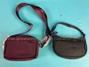 Lot of Fashion Bags Labeled Lululemon: 2 - Dual Pouches & 2 - Cross Bags, With Tags