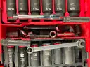 Milwaukee Packout Box, Model 48-22-8430 with Incomplete Milwaukee Socket Set