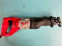 Milwaukee Corded Sawzall Reciprocating Saw, Model 6519-30 with Case, Powers On
