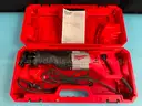 Milwaukee Corded Sawzall Reciprocating Saw, Model 6519-30 with Case, Powers On