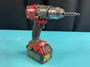 Milwaukee Cordless Hammer Drill/Driver, Model 2804-20 with 4ah Battery, Powers On