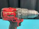 Milwaukee Cordless Hammer Drill/Driver, Model 2804-20 with 4ah Battery, Powers On