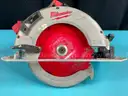 Milwaukee Cordless 7.25" Circular Saw, Model 2631-20 without Battery, Powers On