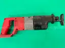 Milwaukee Cordless Sawzall, Model 6515-20 With Battery Charger & 2 - Batteries