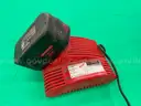Milwaukee Cordless Sawzall, Model 6515-20 With Battery Charger & 2 - Batteries