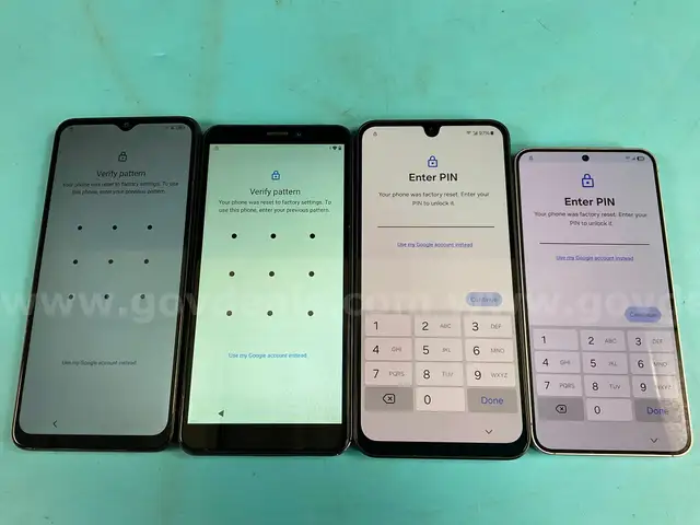 4 - Cell Phones (User Locked): 2 - Samsung, 1 - Nuu & 1 - TCL