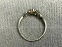 Gold Ring, Size 8 With Diamond, 2.35 Grams