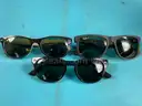 5 - Fashion Sunglasses, Labeled as Ray-Ban With 1 - Case