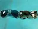 5 - Fashion Sunglasses, Labeled as Ray-Ban With 1 - Case