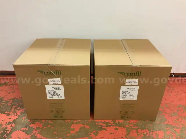2 - Boxes of Camfil 24x24x2 Merv-A Filters
