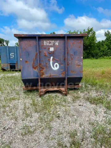 Open Top Dumpster Box