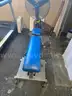 2 Blue workout benches