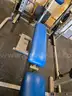 2 Blue workout benches