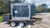 60KW DETROIT DIESEL GENERATOR, DUAL AXLE TRAILER MOUNTED,