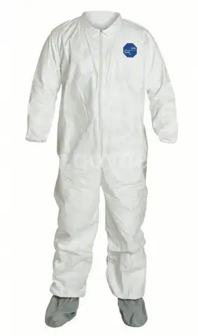 Tyvek 400 Series Coveralls. Size Large