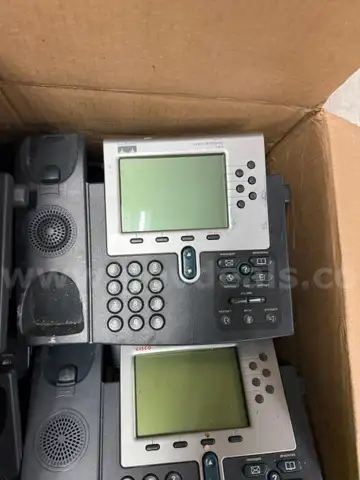 Pallet of Cisco IP Phone 7960 and 7962 units