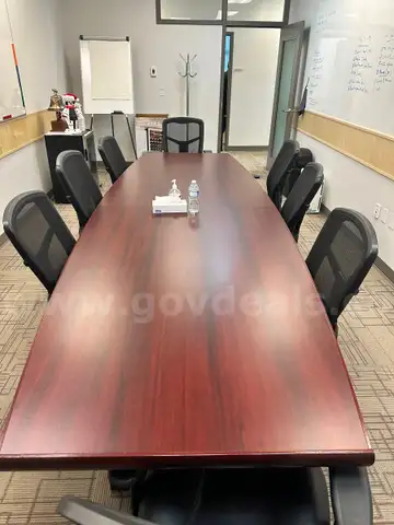 12&#x27; x 4&#x27; EXECUTIVE BOARDROOM TABLE