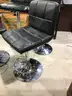 SET OF 4 SWIVEL STOOLS