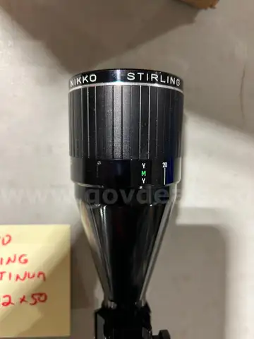 NIKKO STIRLING PLATINUM 4-12X50  Scope