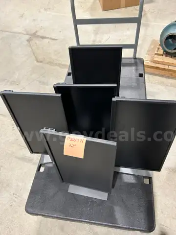 Lot of 5 DELL P2217H 22" Monitors. BUY  NOW (NO power cords)