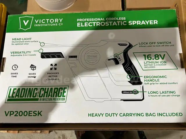 NEW - Electrostatic Sprayer - Cordless