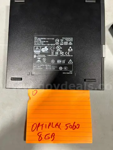 LOT OF 5 DELL OPTIPLEX 5060 8GB. BUY NOW $400.00