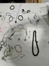 Lot of assorted jewelry. Earrings, necklaces, bracelets.... Starting Bid $1.00