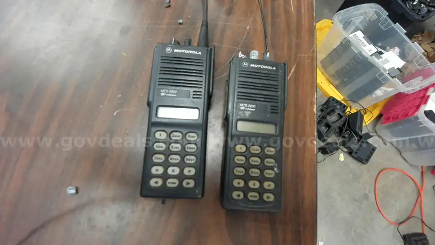 4 Motorola MTX Radio H01UCF6DB5AN LOT-15824A, 511AVQR288Z, 511ATG6251,511ATJ10361