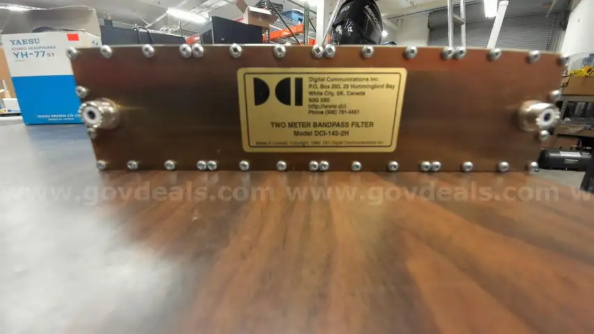 DCI Two Meter Bandpass Filter Model DCI-145-2H