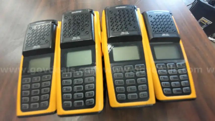4 Harris XG-75 Radios