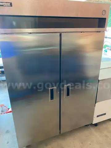 Lot # 3  Delfield reach in fridge