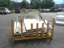 Used aluminum kennel parts from K-9 vehicle