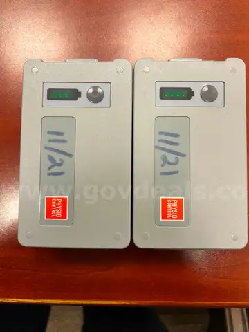 Physio control batteries for Lifepak 15, all in working condition and taking/holding a charge