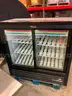 Refrigerators, drink cooler, chairs, safe, coffee maker, stainless steel tables, frozen drink machine.