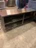 Refrigerators, drink cooler, chairs, safe, coffee maker, stainless steel tables, frozen drink machine.