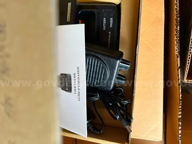 MOTOROLA PAGERS WITH BATTERIES AND CHARGERS