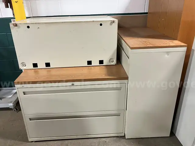 Steel 2- Drawer Lateral Filing Cabinet (qty 3)