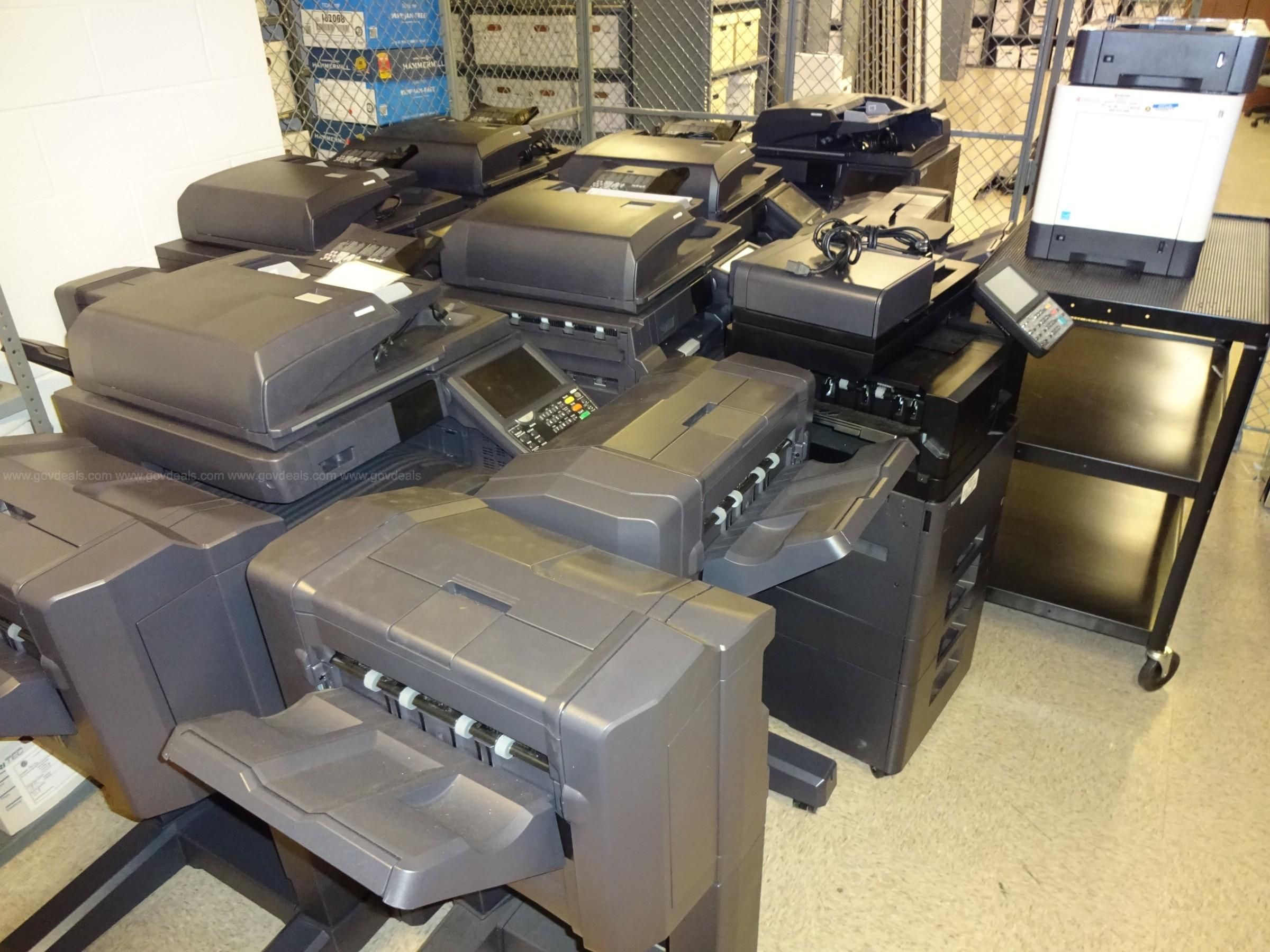 Lot Of 8 Kyocera Printers GovDeals   8365 86 1 